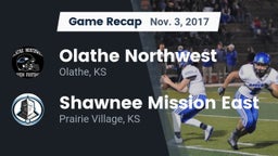 Recap: Olathe Northwest  vs. Shawnee Mission East  2017
