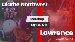 Matchup: Olathe Northwest vs. Lawrence  2018
