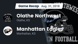 Recap: Olathe Northwest  vs. Manhattan Eagles  2018