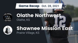 Recap: Olathe Northwest  vs. Shawnee Mission East  2021