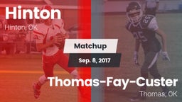 Matchup: Hinton  vs. Thomas-Fay-Custer  2017