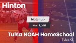 Matchup: Hinton  vs. Tulsa NOAH HomeSchool  2017