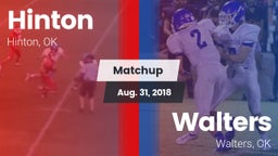 Matchup: Hinton  vs. Walters  2018