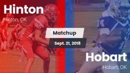 Matchup: Hinton  vs. Hobart  2018