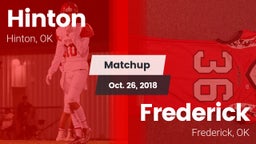 Matchup: Hinton  vs. Frederick  2018