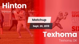 Matchup: Hinton  vs. Texhoma  2019
