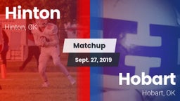 Matchup: Hinton  vs. Hobart  2019