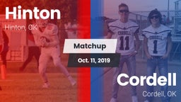 Matchup: Hinton  vs. Cordell  2019