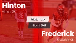 Matchup: Hinton  vs. Frederick  2019