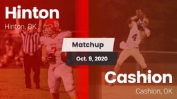 Matchup: Hinton  vs. Cashion  2020