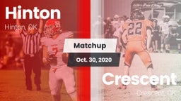 Matchup: Hinton  vs. Crescent  2020