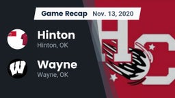 Recap: Hinton  vs. Wayne  2020