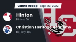 Recap: Hinton  vs. Christian Heritage Academy 2022