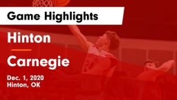 Hinton  vs Carnegie  Game Highlights - Dec. 1, 2020