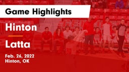 Hinton  vs Latta Game Highlights - Feb. 26, 2022