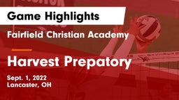 Fairfield Christian Academy  vs Harvest Prepatory Game Highlights - Sept. 1, 2022