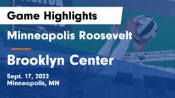 Minneapolis Roosevelt  vs Brooklyn Center  Game Highlights - Sept. 17, 2022
