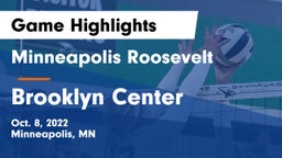 Minneapolis Roosevelt  vs Brooklyn Center  Game Highlights - Oct. 8, 2022