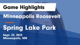 Minneapolis Roosevelt  vs Spring Lake Park  Game Highlights - Sept. 23, 2023