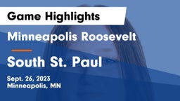 Minneapolis Roosevelt  vs South St. Paul  Game Highlights - Sept. 26, 2023