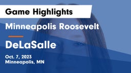Minneapolis Roosevelt  vs DeLaSalle  Game Highlights - Oct. 7, 2023