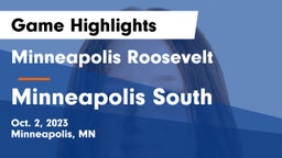 Minneapolis Roosevelt  vs Minneapolis South  Game Highlights - Oct. 2, 2023