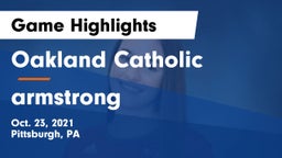 Oakland Catholic  vs armstrong Game Highlights - Oct. 23, 2021