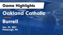 Oakland Catholic  vs Burrell  Game Highlights - Oct. 23, 2021