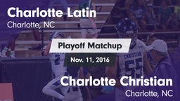 Matchup: Charlotte Latin vs. Charlotte Christian  2016