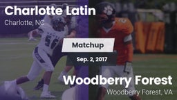 Matchup: Charlotte Latin vs. Woodberry Forest 2017