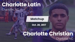 Matchup: Charlotte Latin vs. Charlotte Christian  2017