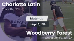 Matchup: Charlotte Latin vs. Woodberry Forest 2018