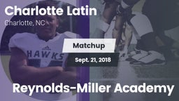 Matchup: Charlotte Latin vs. Reynolds-Miller Academy 2018