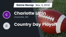 Recap: Charlotte Latin  vs. Country Day Playoff 2018