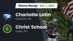 Recap: Charlotte Latin  vs. Christ School 2021