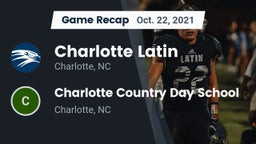 Recap: Charlotte Latin  vs. Charlotte Country Day School 2021