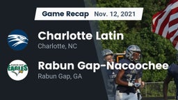 Recap: Charlotte Latin  vs. Rabun Gap-Nacoochee  2021