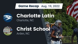 Recap: Charlotte Latin  vs. Christ School 2022