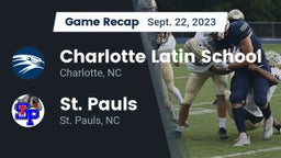 Recap: Charlotte Latin School vs. St. Pauls  2023