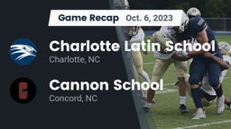 Recap: Charlotte Latin School vs. Cannon School 2023