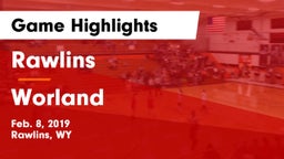 Rawlins  vs Worland  Game Highlights - Feb. 8, 2019