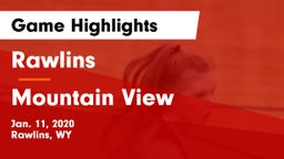Rawlins  vs Mountain View  Game Highlights - Jan. 11, 2020