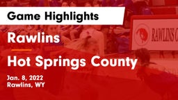 Rawlins  vs Hot Springs County  Game Highlights - Jan. 8, 2022