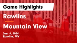 Rawlins  vs Mountain View  Game Highlights - Jan. 6, 2024