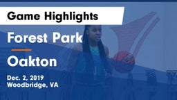 Forest Park  vs Oakton  Game Highlights - Dec. 2, 2019