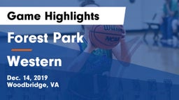 Forest Park  vs Western   Game Highlights - Dec. 14, 2019