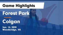 Forest Park  vs Colgan Game Highlights - Jan. 14, 2020