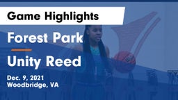 Forest Park  vs Unity Reed  Game Highlights - Dec. 9, 2021