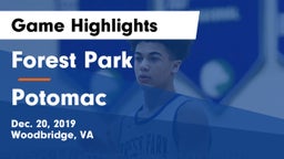 Forest Park  vs Potomac  Game Highlights - Dec. 20, 2019