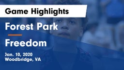 Forest Park  vs Freedom  Game Highlights - Jan. 10, 2020